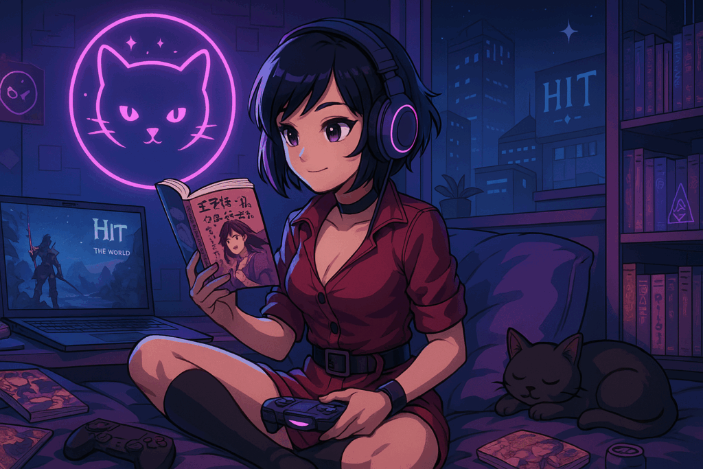 【夜ふかし系BGM】ワクワクしながらゲームと漫画に浸る夜──Lo-fi女性ボーカル曲を公開しました!