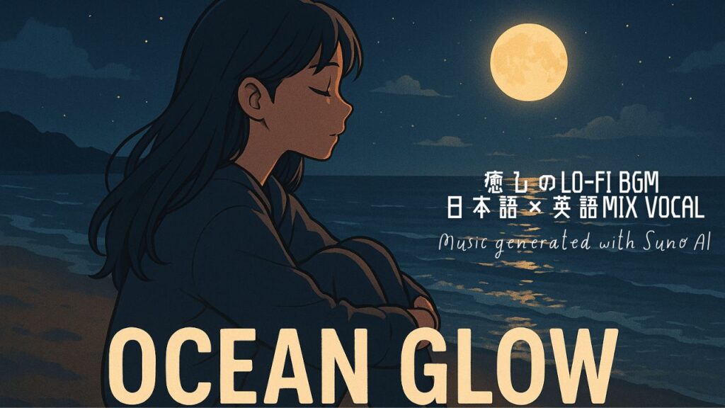 Ocean Glow|日本語×英語MIX女性ボーカルの癒しLo-fi BGM