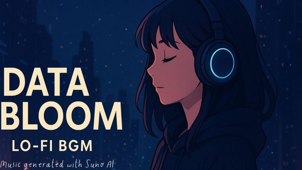 Data Bloom|女性ボーカル×日本語英語ミックスのLo-fi BGMでゲーム周回がもっと心地よく