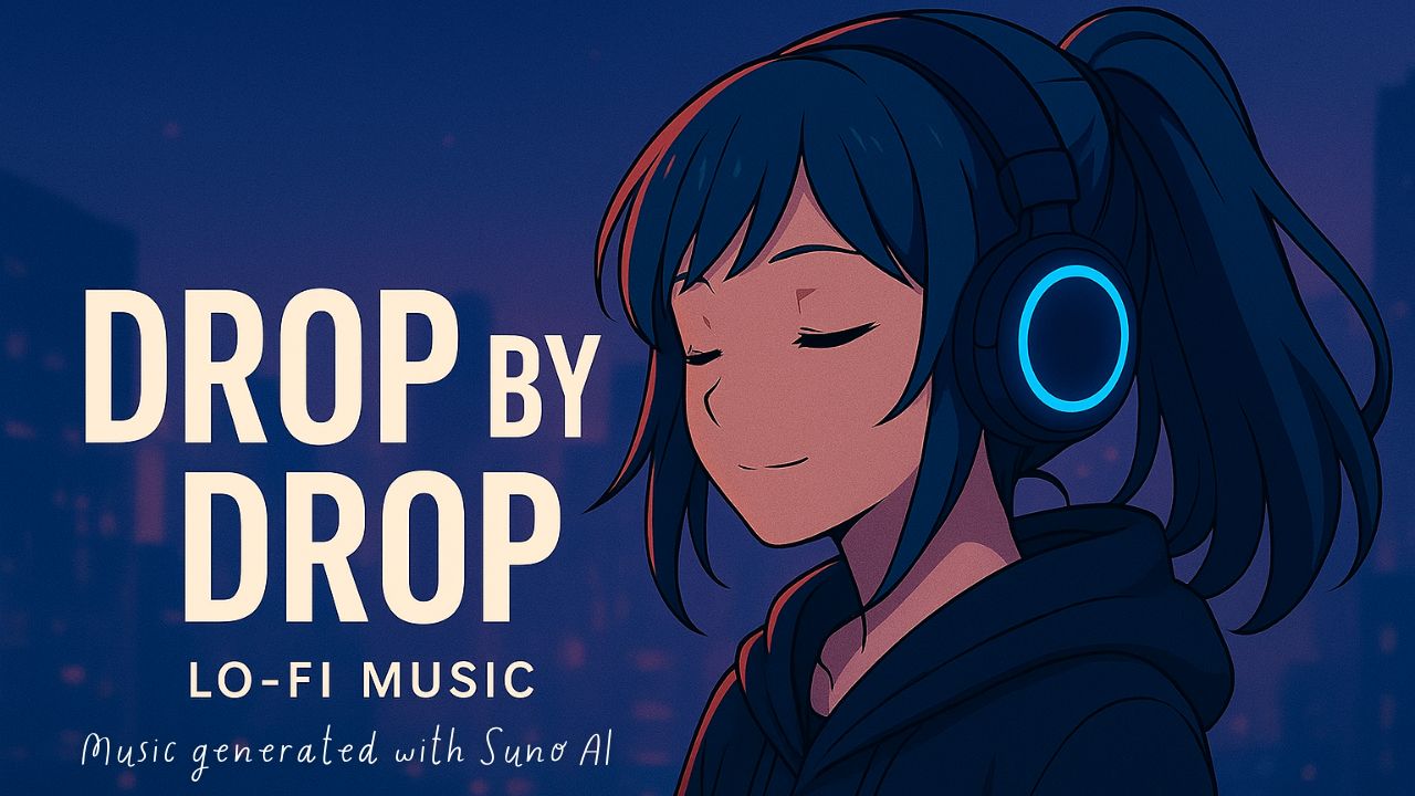 【Lo-fi女性ボーカルBGM】Drop by Drop｜ゲーム周回・作業におすすめのチル音楽