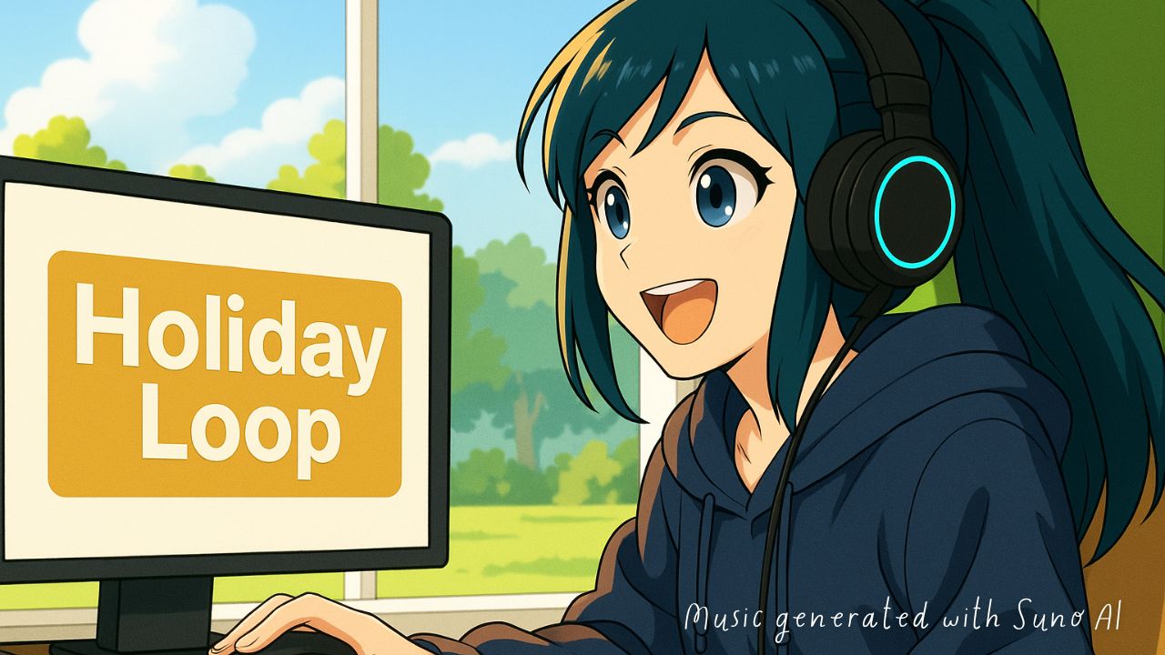 🎧【Lo-fi BGM】Holiday Loop|祝日にまったり遊ぶゲーム用女性ボーカル曲