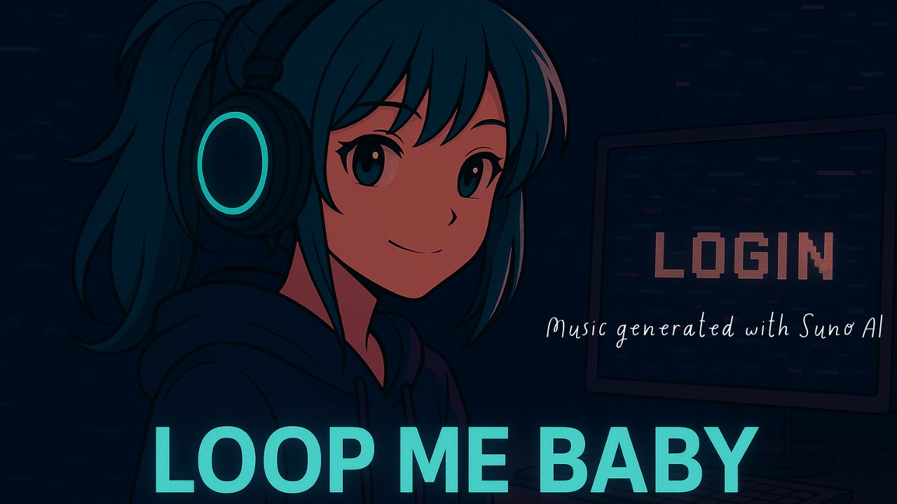 🎵【Lo-fi × 女性ボーカル】『Loop Me Baby』｜夜ふかし系オタク女子ADAが贈る“周回が止まらない”ゲーミングチル