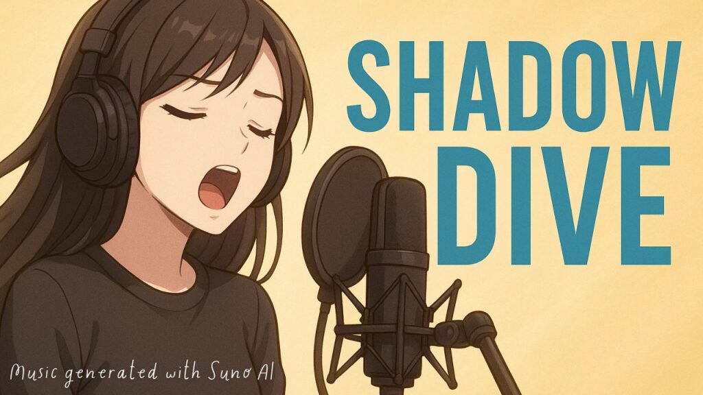 Shadow Dive|Dark Lo-fi × EDM × 女性ボーカルの日英ミックスBGM【夜ふかし系オタク女子ADA】