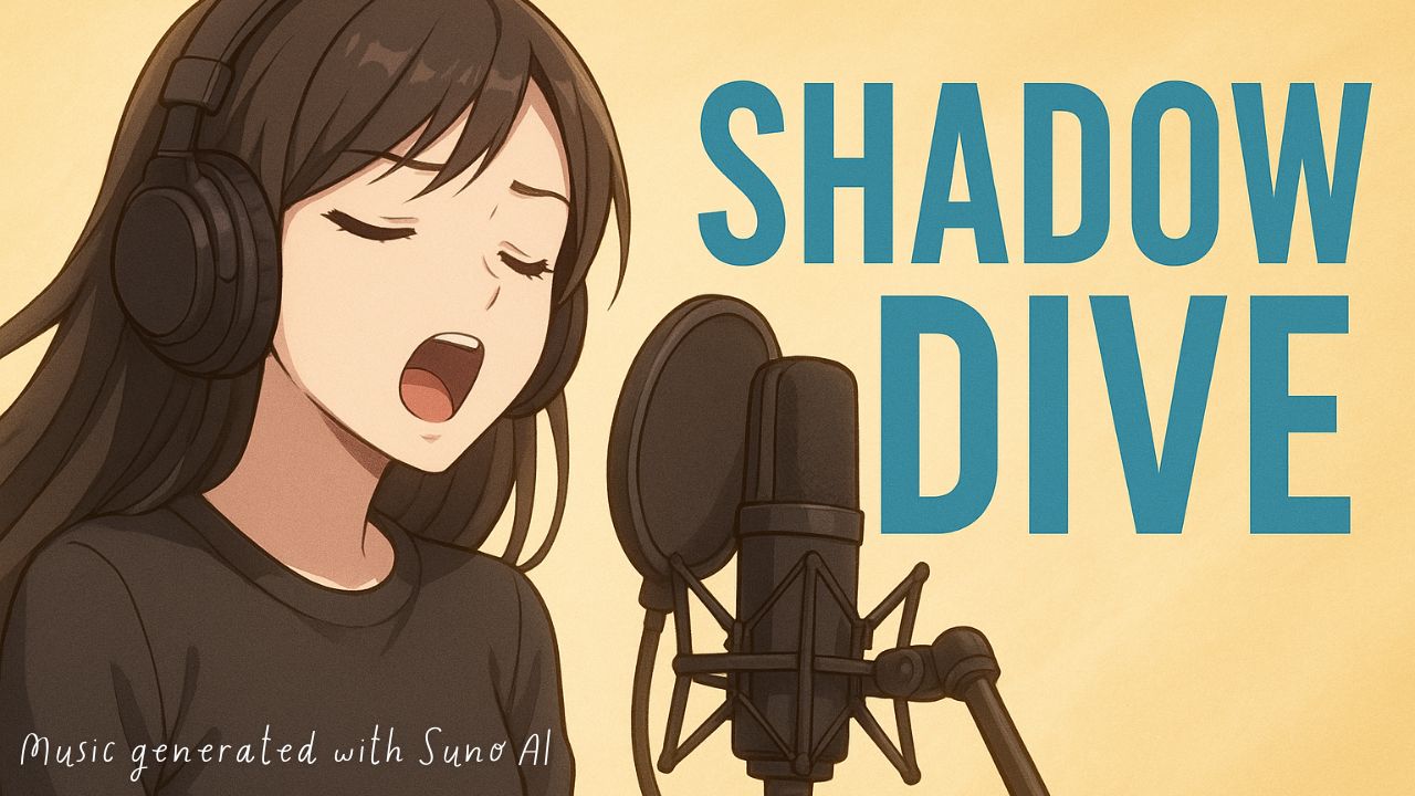 Shadow Dive｜Dark Lo-fi × EDM × 女性ボーカルの日英ミックスBGM【夜ふかし系オタク女子ADA】