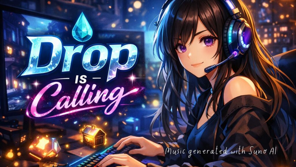 Drop Is Calling｜無限周回が止まらないLo-fiゲーミングBGM【女性ボーカル】