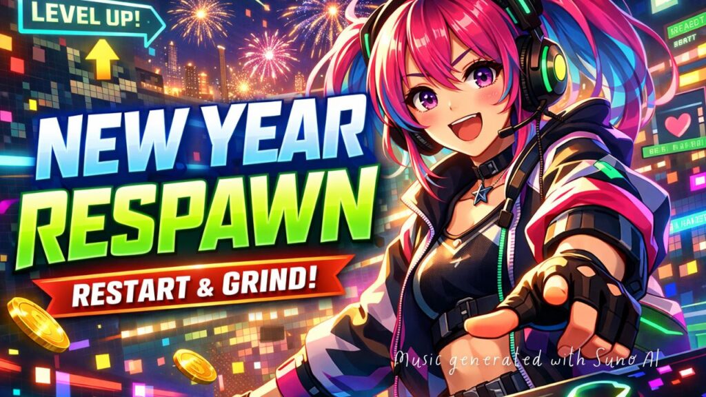 New Year Respawn｜新年リスタートに最適なテンション爆上げ女性ボーカルBGM【ゲーム周回・作業用】