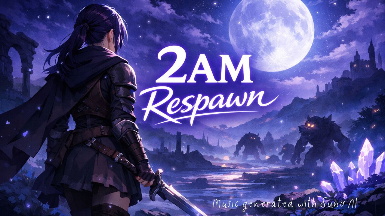【作業用BGM】2AM Respawn｜深夜の無限周回に最適なLo-fiゲーム音楽【MMORPG】